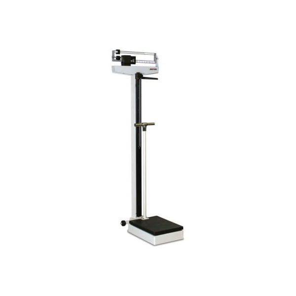 Rice Lake Weighing Systems Rice Lake RL-MPS-30 Mechanical Physician Scale with Height Rod - KG Only, 180 kg x 100 g 132703 - main